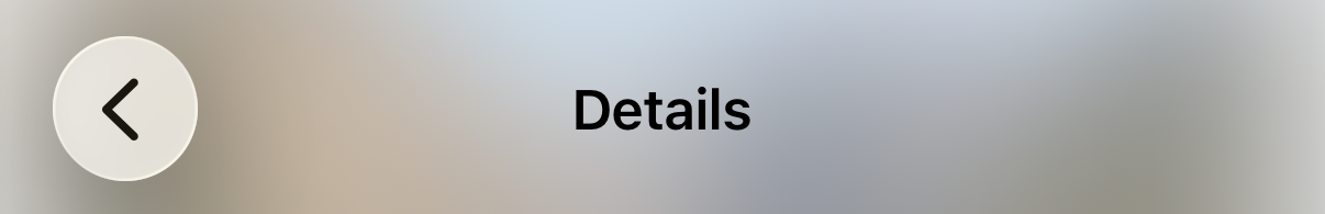 Header blur effect systemUltraThinMaterial